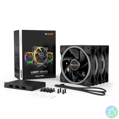 Be quiet! LIGHT WINGS 120mm PWM Triple-Pack