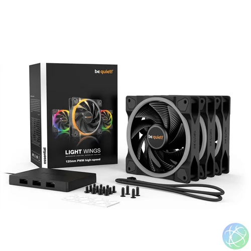 Be quiet!  LIGHT WINGS 120mm PWM high-speed triple pack