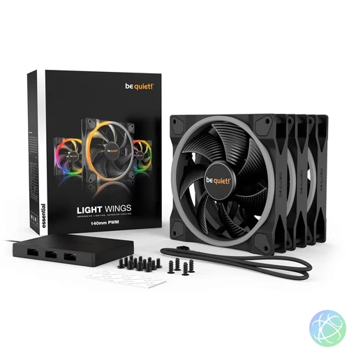 Be quiet! LIGHT WINGS 140mm PWM Triple-Pack