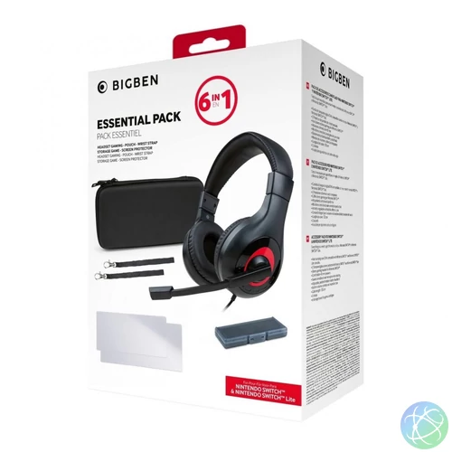 Bigben Interactive Nintendo Switch 6in1 Essential Pack Black