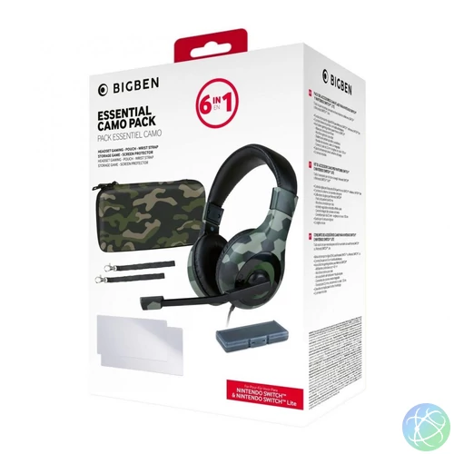Bigben Interactive Nintendo Switch 6in1 Essential Pack Camo