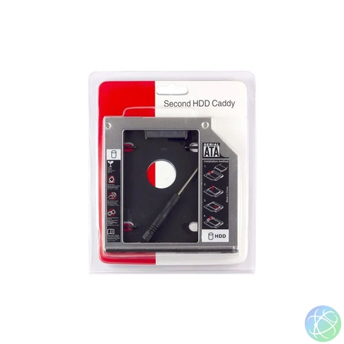 BlackBird BH1507 SATA HDD Beépítő keret 9.5mm-es mobilrack / beépítő keret