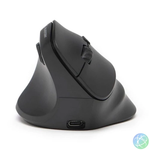 Bluestork M-WL-ERGO-LUMI-L Wireless Mouse Black egér