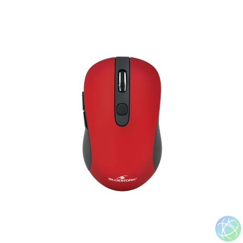 Bluestork Office 60 Wireless Mouse Red egér