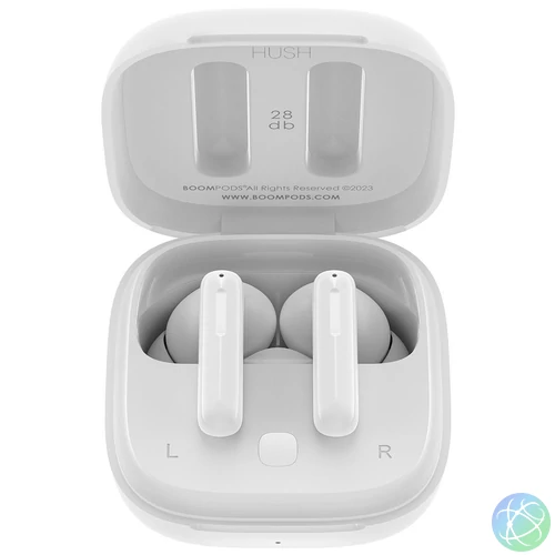 Boompods Bassline Hush Bluetooth Headset White