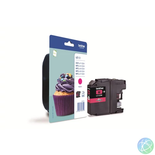 Brother LC-123M Magenta tintapatron