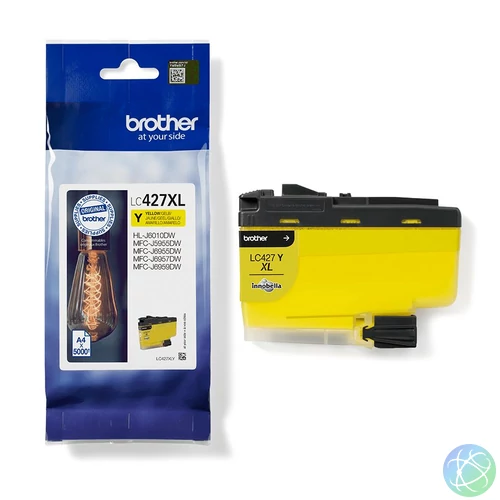 Brother LC427XLY Yellow tintapatron