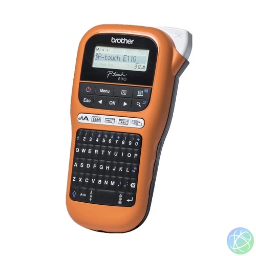 Brother PT-E110VP Címkenyomtató Orange/Black