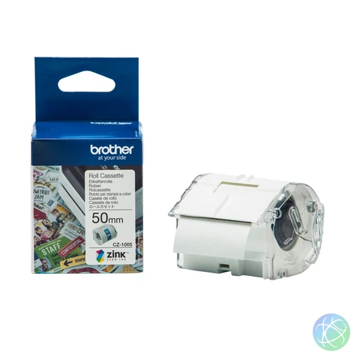 Brother CZ-1005 színes folytonos szalagtekercs (50mm) White 5m címkenyomtató szalag