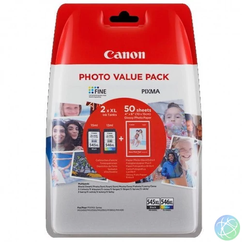 Canon PG-545XL/CL-546XL Photo Value Pack tintapatron