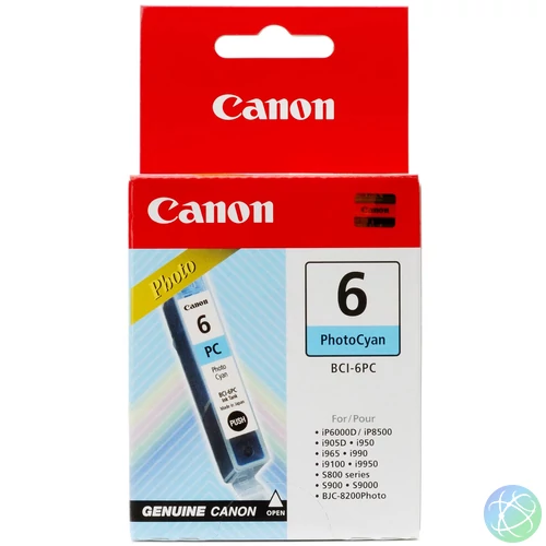 Canon BCI-6ePC Photo Cyan tintapatron