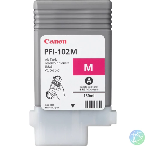Canon PFI-102M Magenta tintapatron