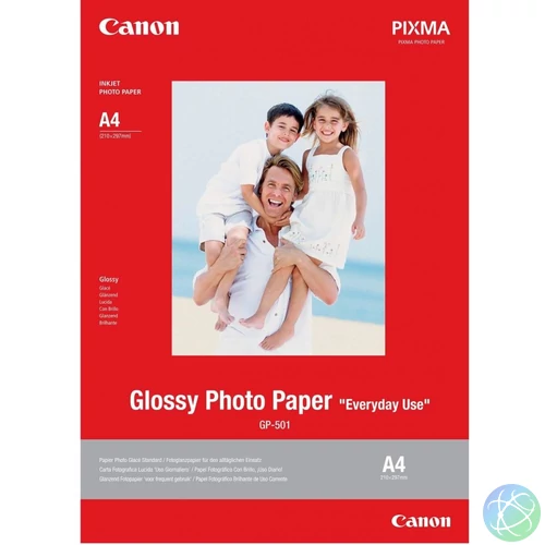 Canon GP-501 170g A4 5db Fényes Fotópapír