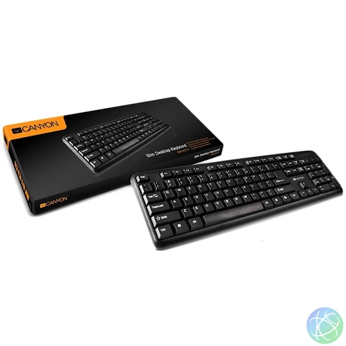 Canyon CNE-CKEY01-HU billentyűzet Black HU