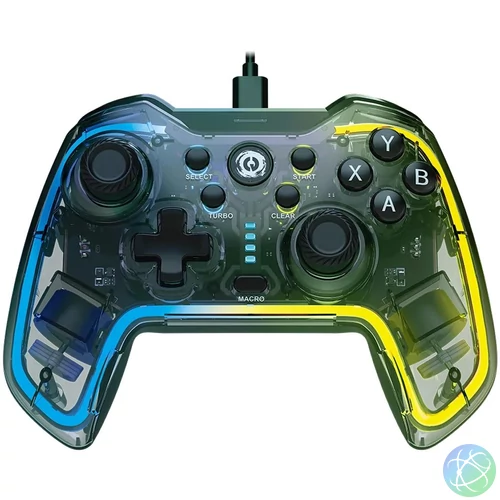 Canyon Wired Brighter GP-02 USB-C Gamepad Crystal