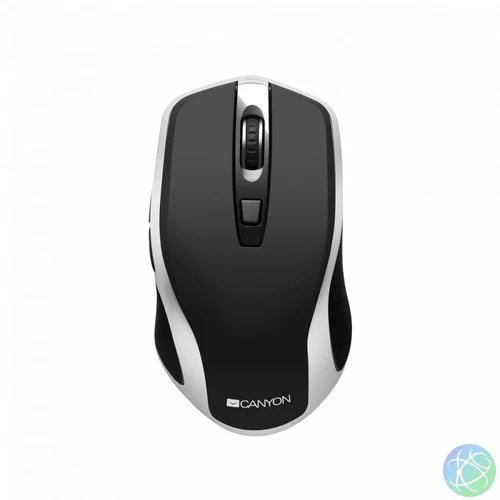 Canyon CNS-CMSW19B Wireless Charging Black/Silver egér