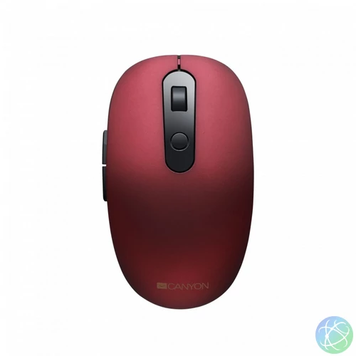 Canyon CNS-CMSW09R Dual-mode Wireless Bluetooth mouse Red egér
