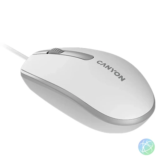 Canyon CNE-CMS10WG wired mouse White/Grey egér