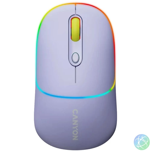 Canyon CNS-CMSW22ML Wireless Bluetooth Mouse Lavender egér