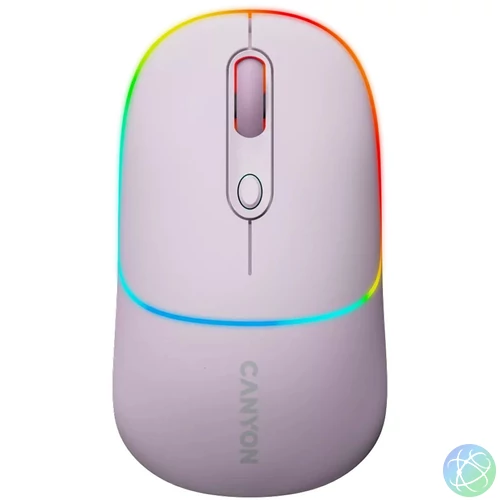 Canyon CNS-CMSW22PR Wireless Bluetooth Mouse Pearl Rose egér