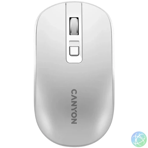 Canyon MW-18 Wireless Optical Mouse Pearl White egér