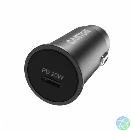 Canyon CNS-CCA20B 20W Car Charger Black töltő