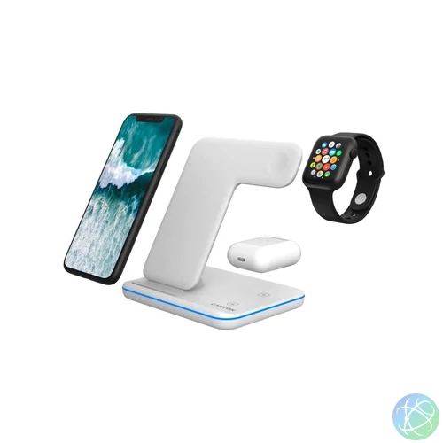 Canyon WS-303 3-in-1 Wireless Charging Station White töltő