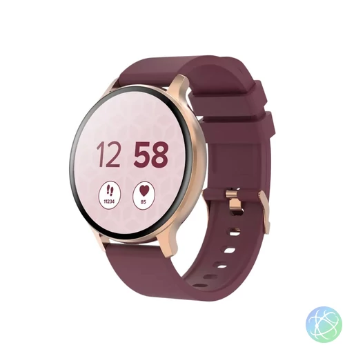 Canyon SW-68 Badian SmartWatch Rosegold/Red okosóra
