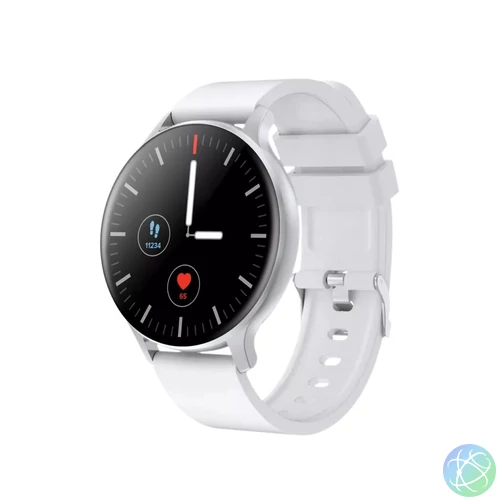 Canyon SW-68 Badian SmartWatch Silver/White okosóra