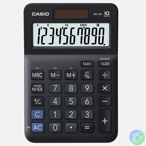 Casio MS-10F Asztali számológép Black