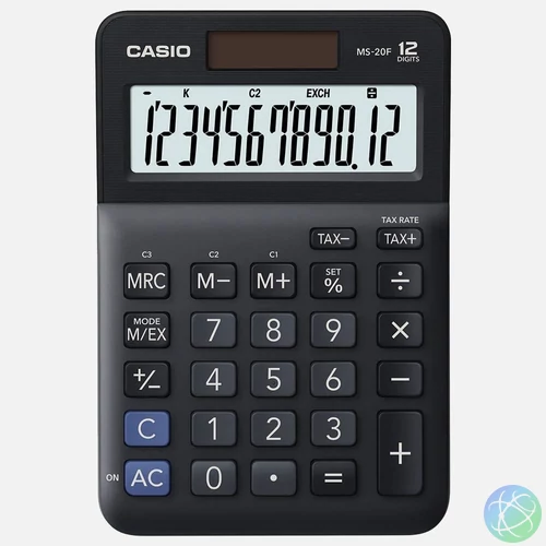 Casio MS-20F Asztali számológép Black