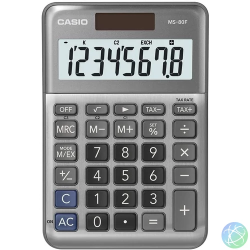 Casio MS-80F Asztali számológép Silver
