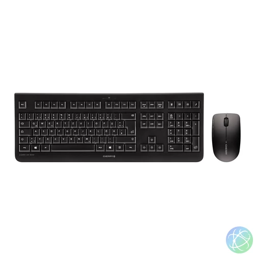 Cherry DW 3000 wireless billentyűzet + egér Black HU