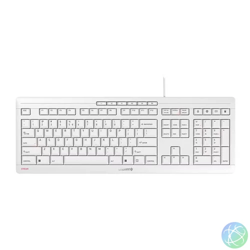 Cherry Stream Keyboard White HU billentyűzet