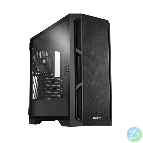 Chieftec Apex Air Tempered Glass Black gépház