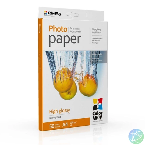 ColorWay PG200050A4 200g A4 50db Fényes Fotópapír
