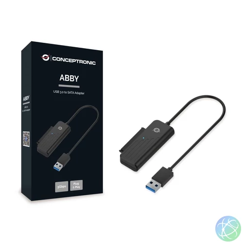 Conceptronic  ABBY01B USB3.0 to SATA Adapter mobilrack / beépítő keret