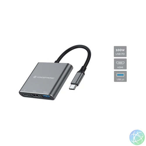 Conceptronic  DONN18G 3-in-1 USB 3.2 Gen 1 Docking Station