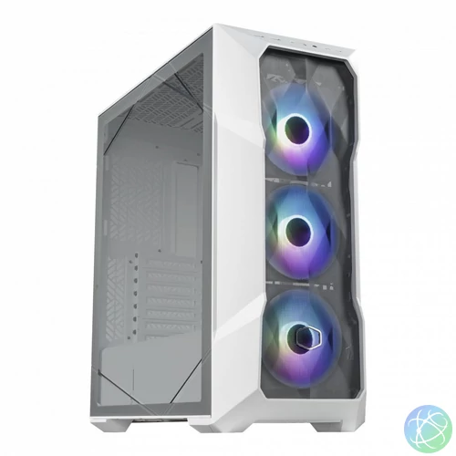 Cooler Master MasterBox TD500 Mesh V2 Window White gépház