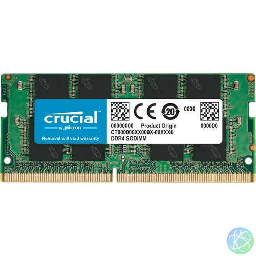 Crucial 8GB DDR4 3200MHz SODIMM notebook memória