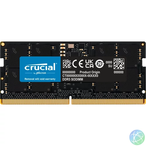 Crucial 16GB DDR5 5600MHz SODIMM notebook memória
