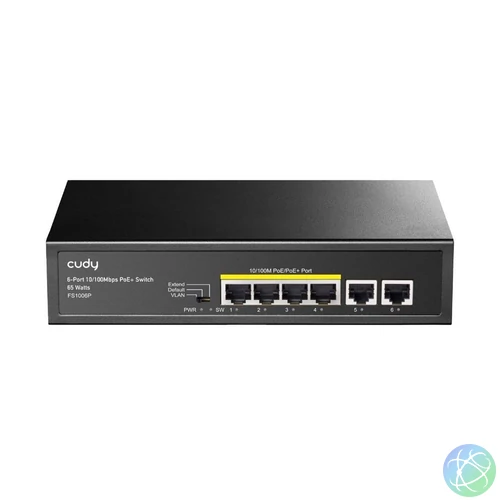 Cudy FS1006P 4-FE PoE Switch with 2 Uplink FE