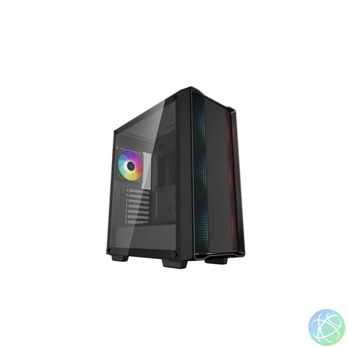 DeepCool CC560 ARGB V2 Tempered Glass Black gépház