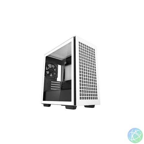 DeepCool CH370 WH Tempered Glass White gépház