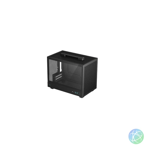 DeepCool CH160 Tempered Glass Black gépház
