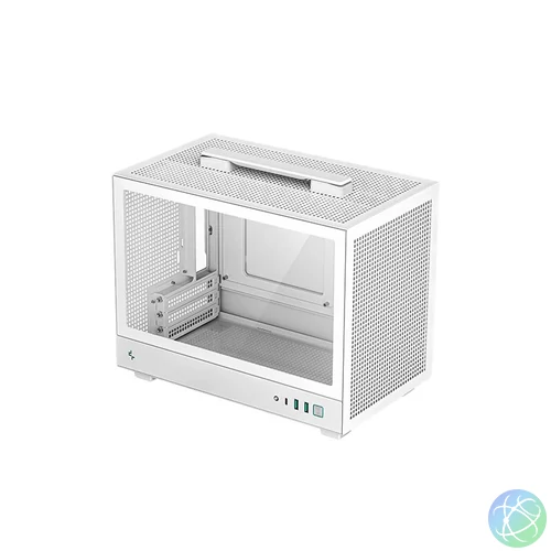DeepCool CH160 Tempered Glass White gépház