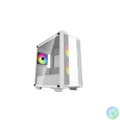 DeepCool CC360 WH ARGB Tempered Glass White gépház