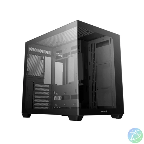 DeepCool CG530 Tempered Glass Black gépház