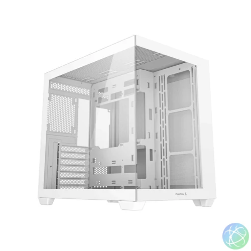 DeepCool CG530 Tempered Glass White gépház