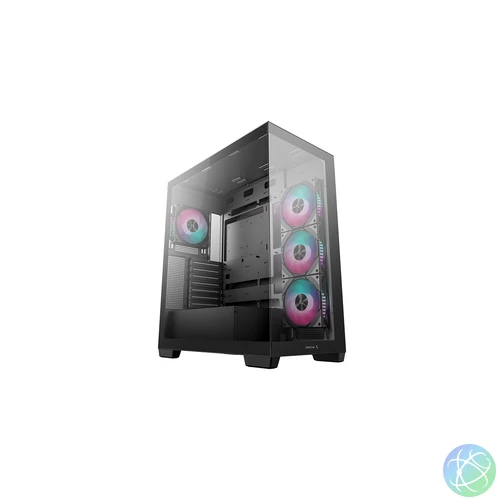 DeepCool CG580 4F Tempered Glass Black gépház